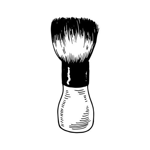 Shaving brush used in barber atlanta ga